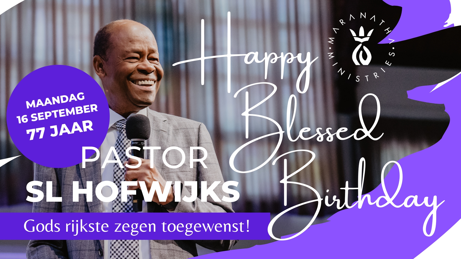 Pastor S.L. Hofwijks: 77 jaar